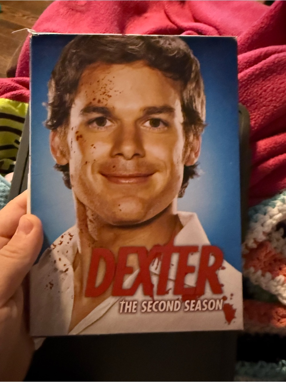 Dexter DVD Season Two — Blue Cover with Red Logo